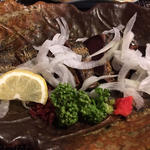 藁焼き戻り鰹のタタキ(魚処 まんぼう )