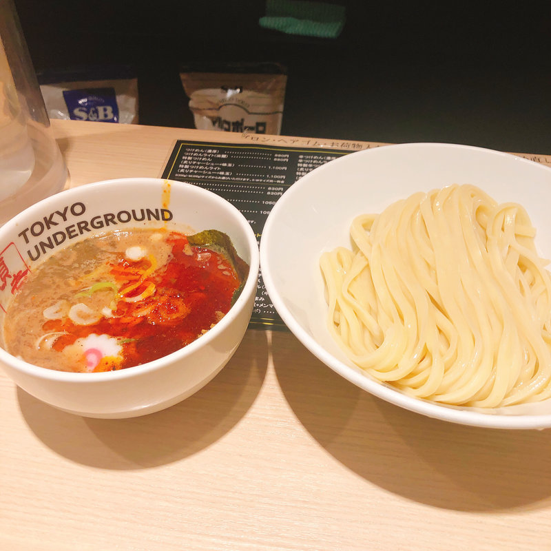 特製辛つけめん(東京アンダーグラウンドラーメン 頑者 （TOKYO UNDERGROUND RAMEN 頑者）)
