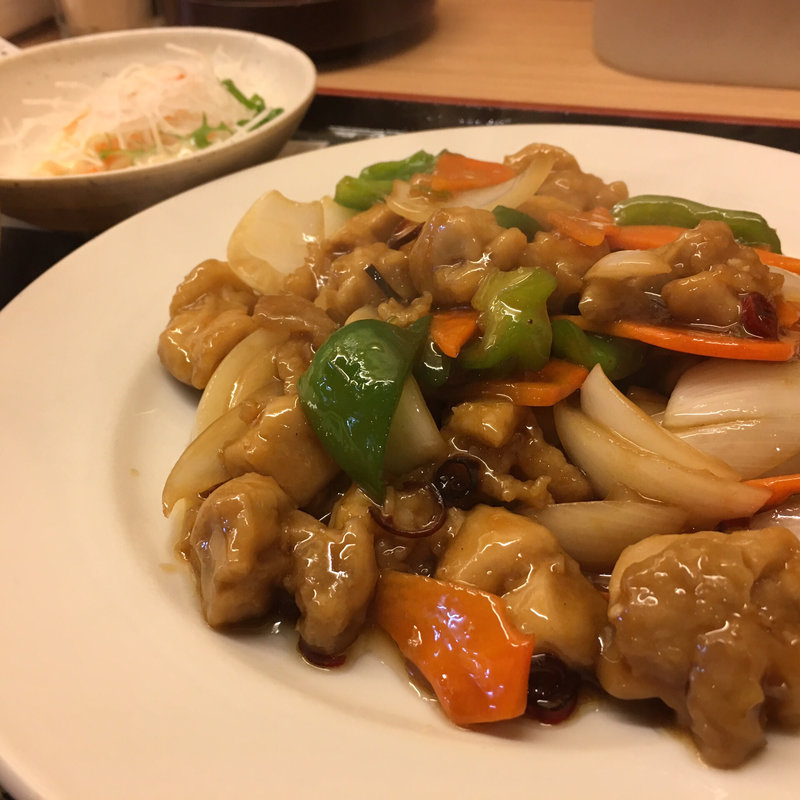 鶏の辛味炒め(紅燈籠 桑園店)