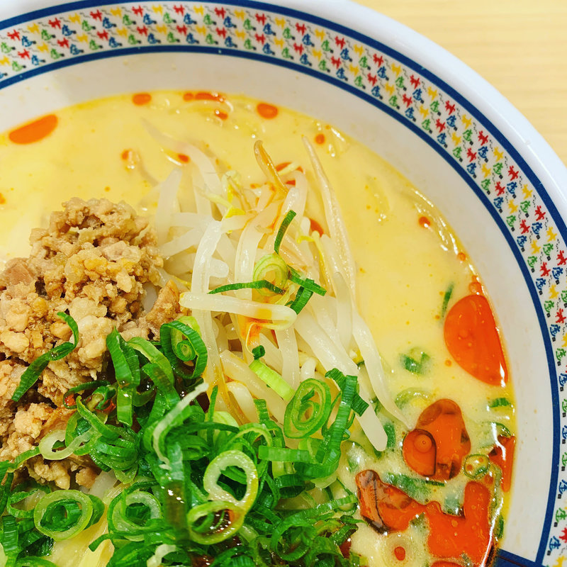 冷たい豆乳担々麺(どうとんぼり神座 阪急三番街店)