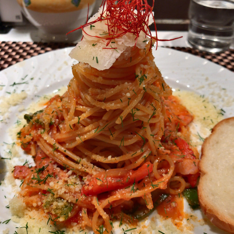 ナポリタンAZAMIスタイル コーヒー、サラダ付き(アザミ)