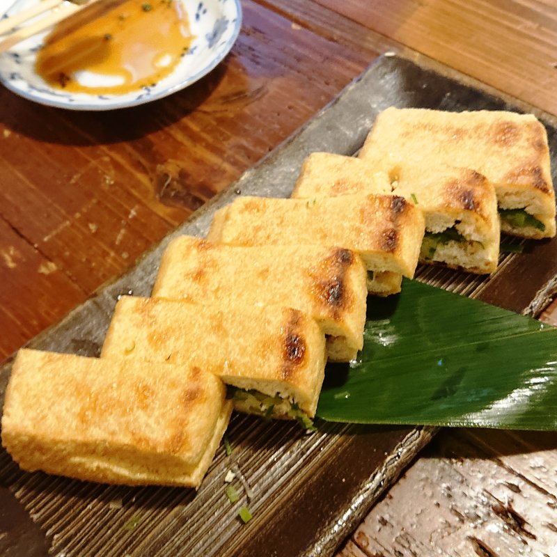 京揚げの挟み焼き(シンヨコ商店)