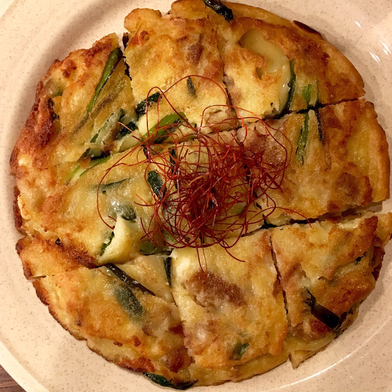 チーズチヂミ(炭火 串焼きボンちゃん)