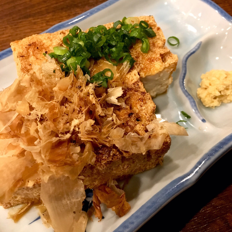 厚揚げ(炭火 串焼きボンちゃん)