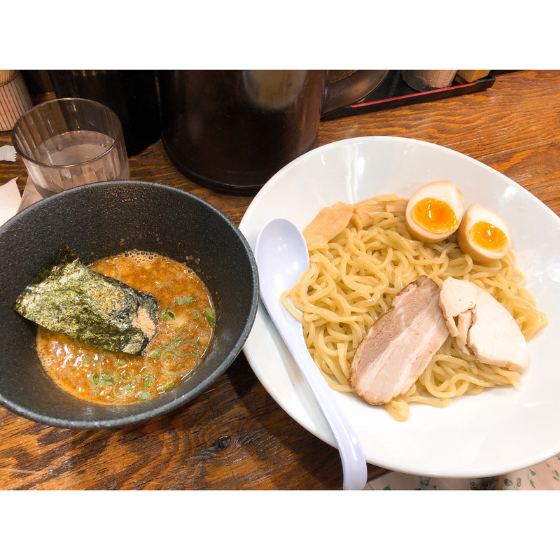 濃厚煮干し辛つけそば(煮干し中華そば 長田屋)