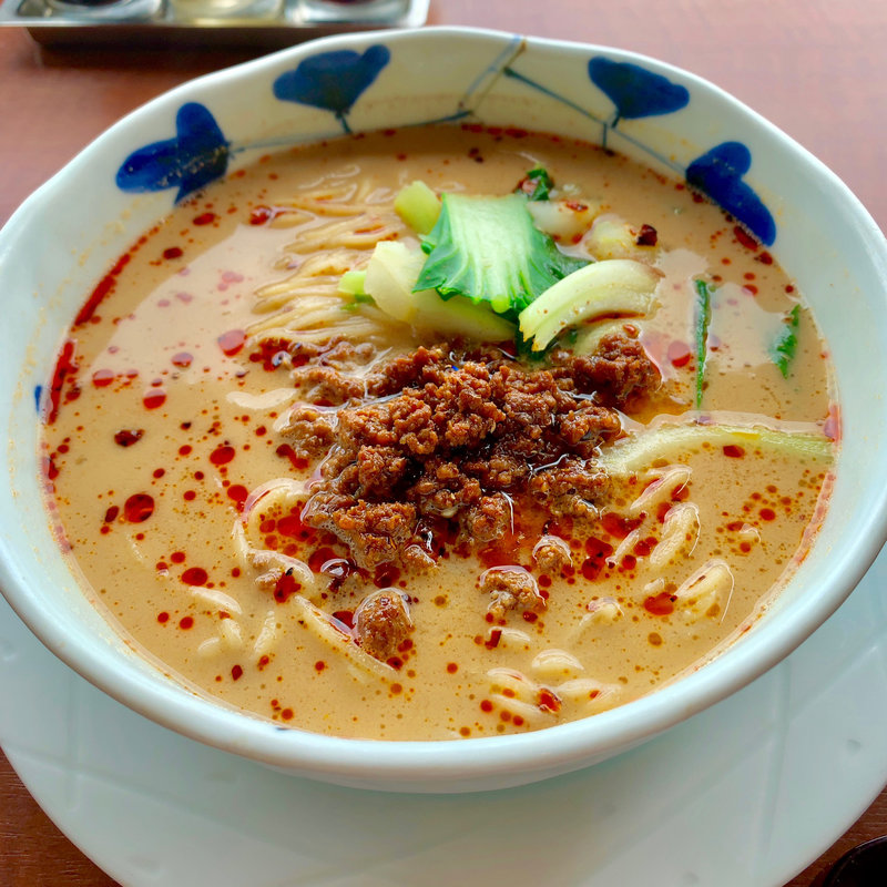 自家製練り胡麻の担々麺セット(墨花居 成城コルティ店)