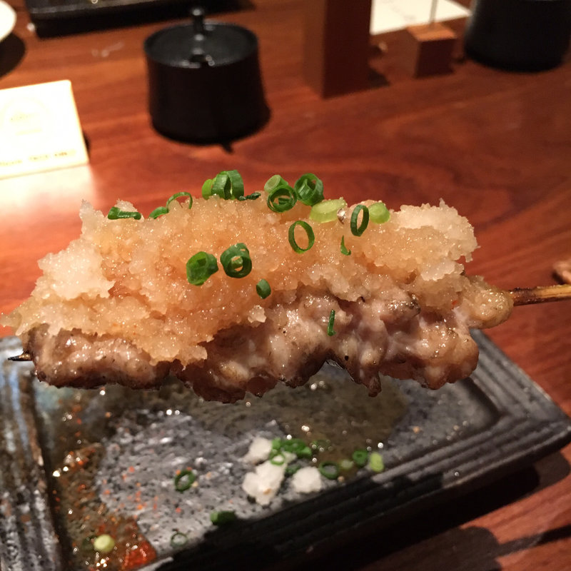 せせりの黒炭焼き大葉ソース(とりぶどう HANARE （とりぶどう HANARE）)