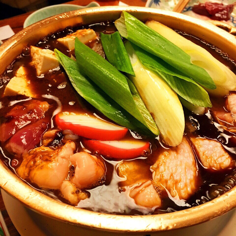 かしわの味噌すき(かしわ·うなぎ 宮鍵)