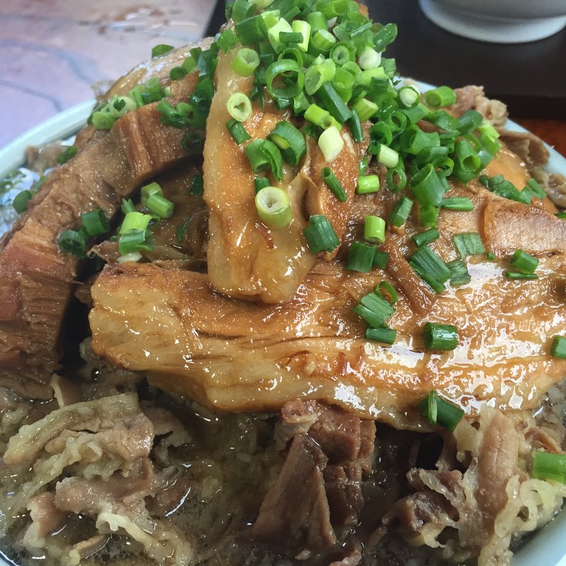 さぬきA（背油入り牛肉うどん)ごじゃ増し(さぬき一番 一宮店 )