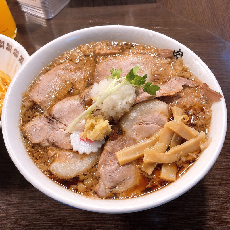 肉そば(背脂)(肉そば総本山神保町けいすけ )