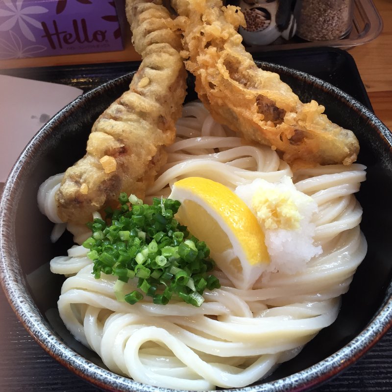 とり天ぶっかけ冷(情熱うどん わらく )