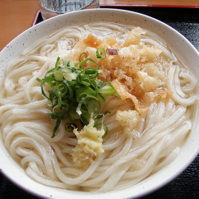 かけうどん(うどん一福)