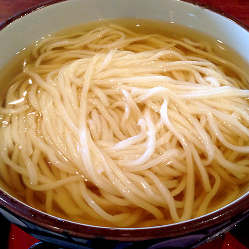 ひやかけうどん(細麺)(讃岐の味 塩がま屋 （さぬきのあじしおがまや）)