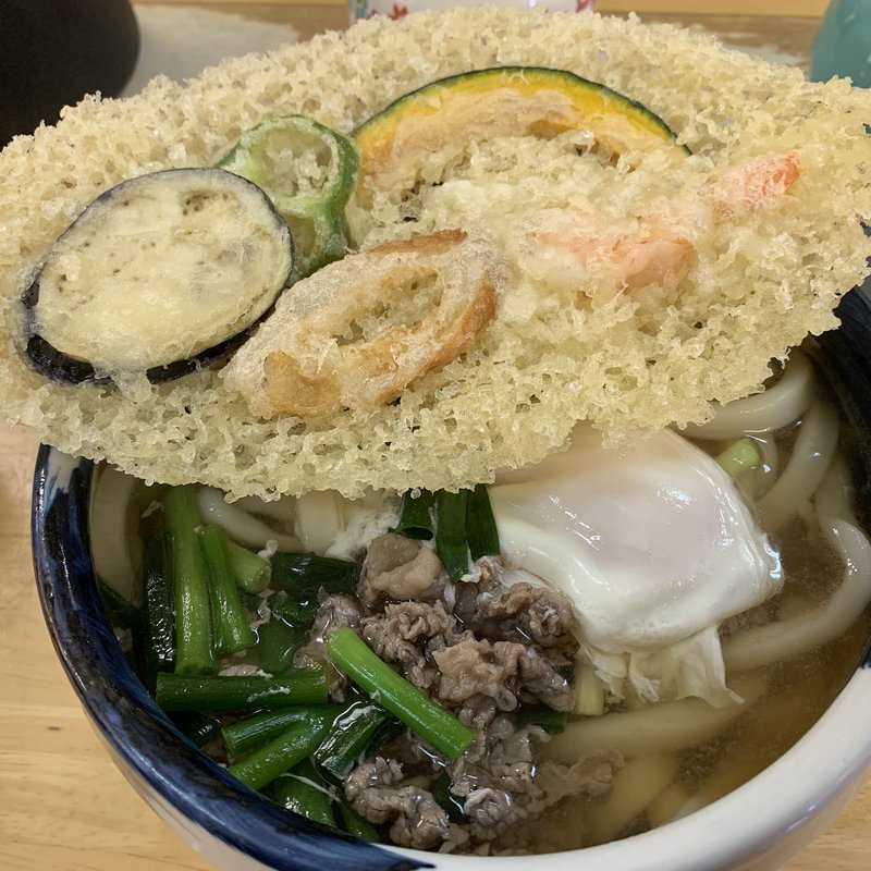 肉天うどん(喰回 （くうかい）)