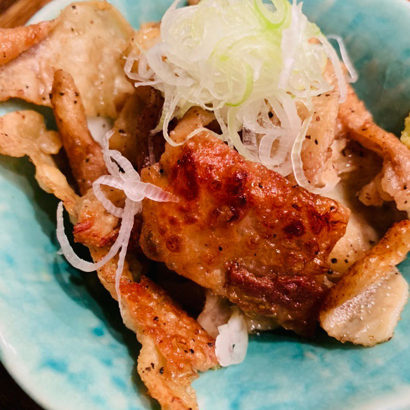 鳥皮ポン酢(やきとり 鶴田)