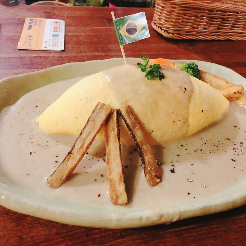 ごぼうポタージュオムライス(くるまり （kurumari）)