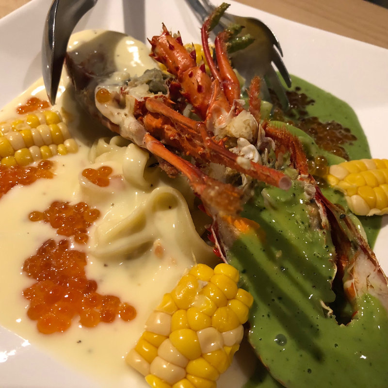 伊勢海老パスタ(kitchi ber 開放区)