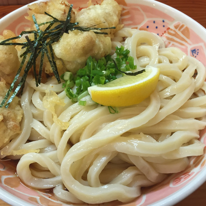とり天ぶっかけ冷(三好うどん)