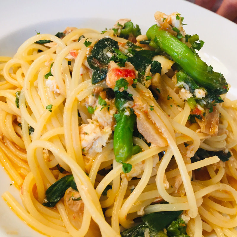 真鯛と菜花のペペロンチーノ(イン ザ ムーン （IN THE MOON）)