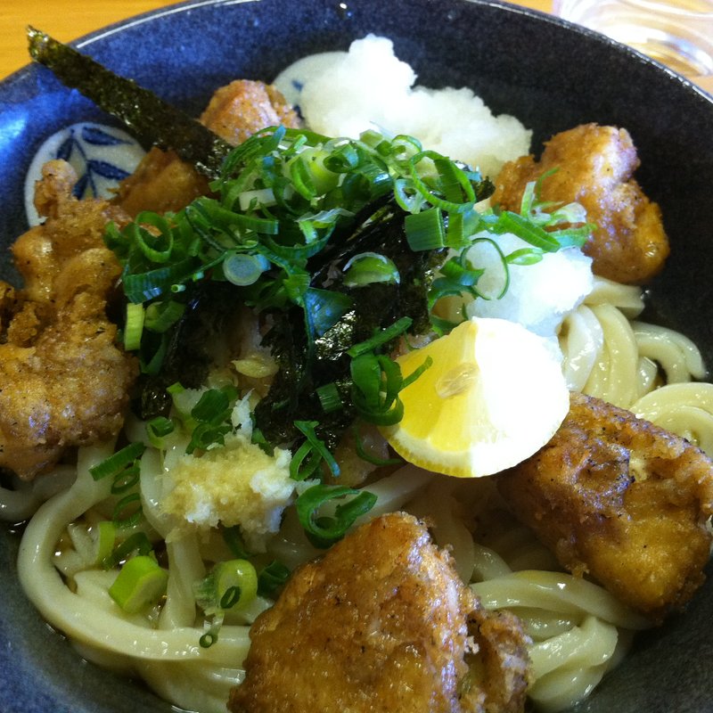 鳥ぶっかけうどん(山の家 （やまのや）)