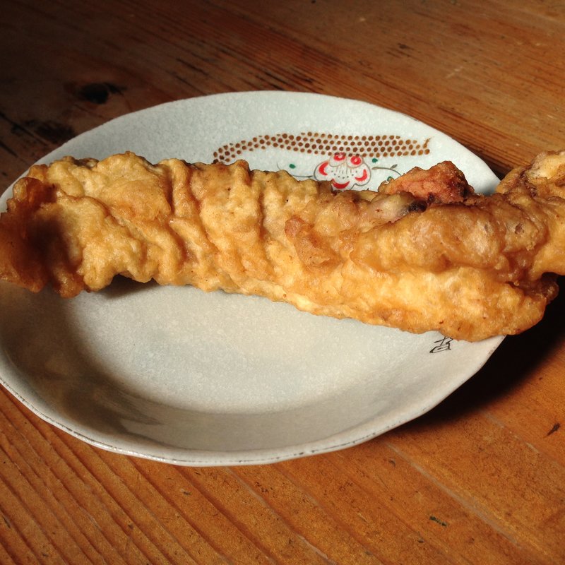 藤原屋のゲソ天(山神うどん （やまがみうどん）)