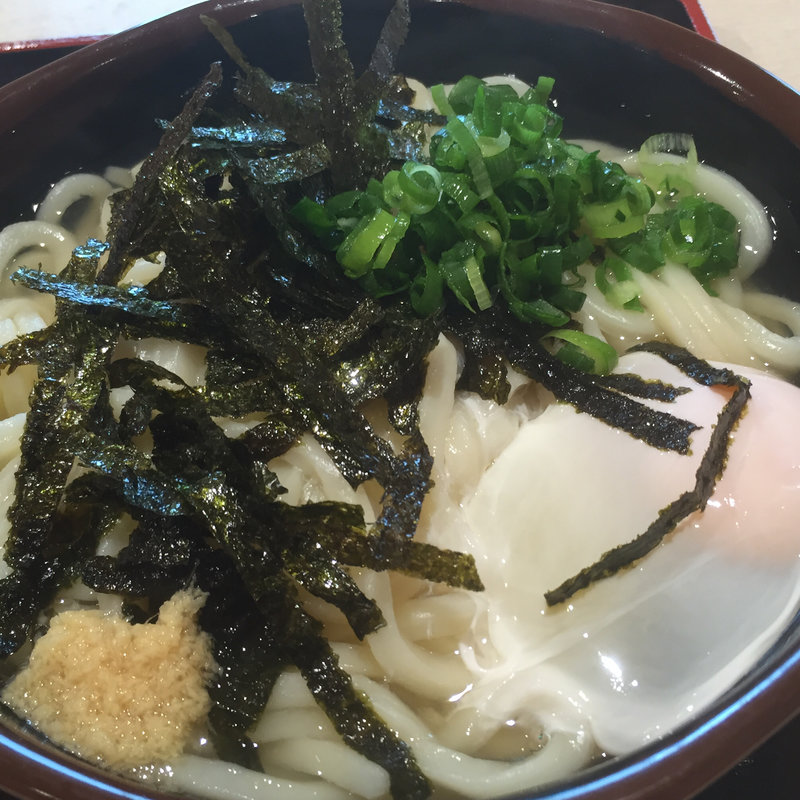 月見うどん(将八うどん 豊中店 )