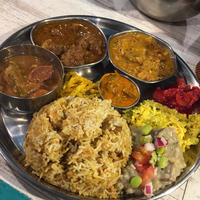 南インドB定食(ゼロワンカレー)