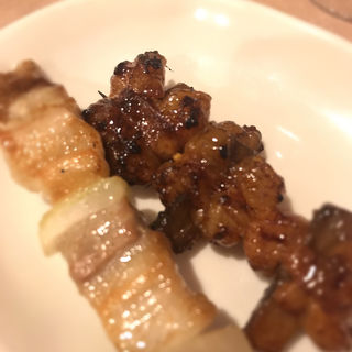 丸腸ごぼう 豚バラ(黒豚)(串焼ほたる川)