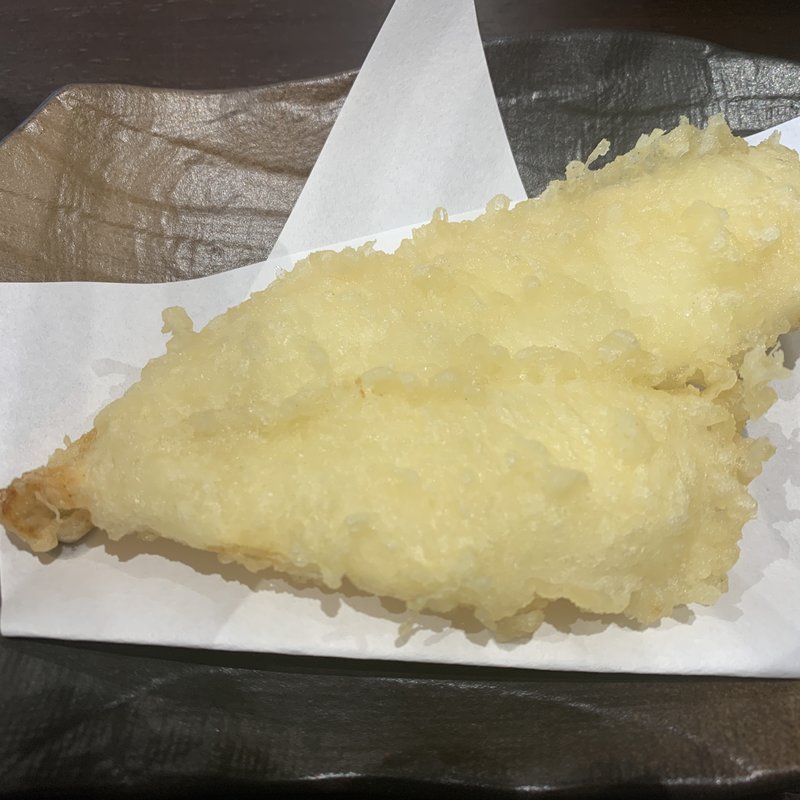 カレイのレモン塩天ぷら(うどん 松ゆき)