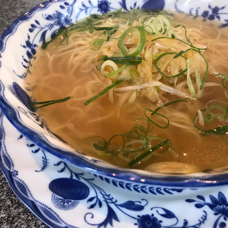 ネギ焼豚汁そば  コースA(綉花)