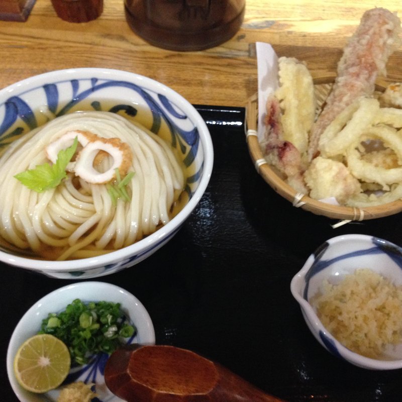 かご天ぶっかけ冷(石川うどん )