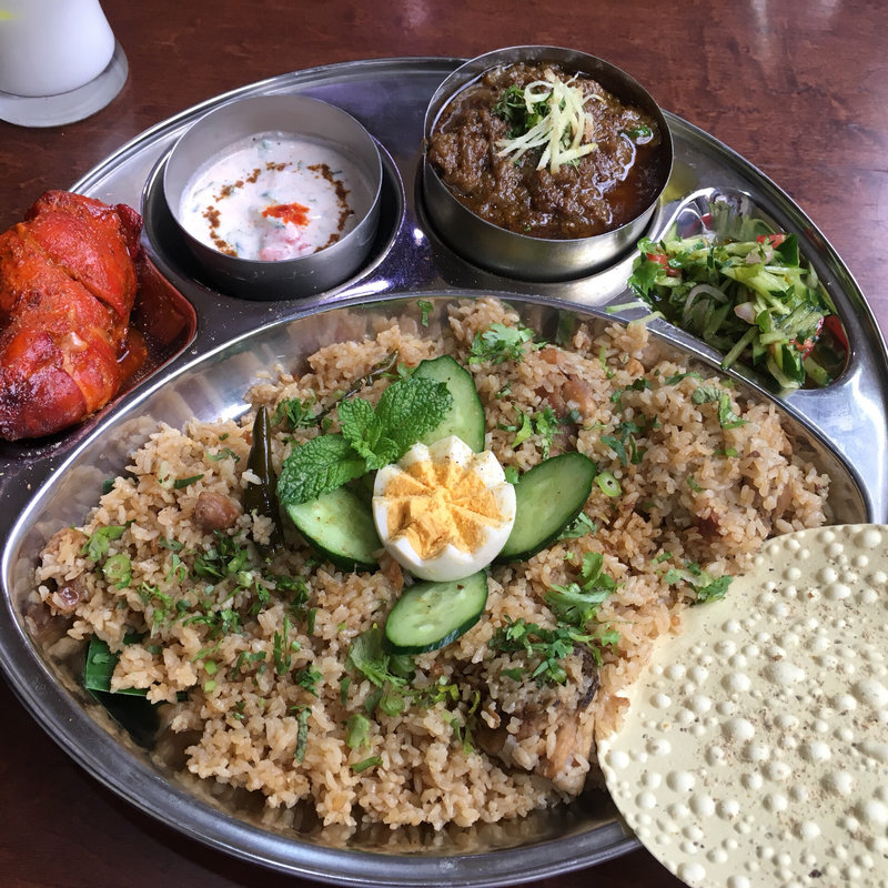 ビリヤニセット(大衆食堂シックダール 中野新井薬師店)