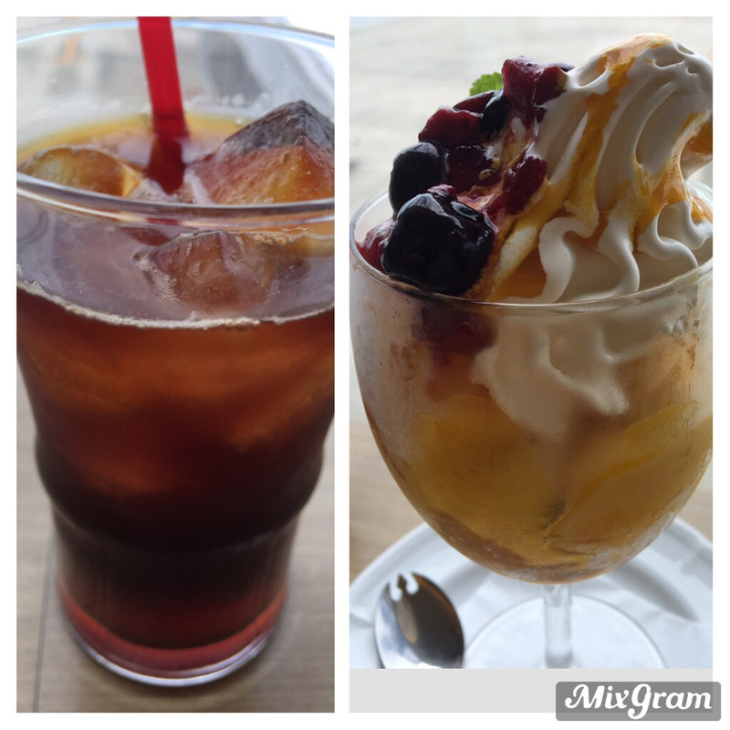 マンゴーパフェセット(レストランカンフォーラ（CAMPHOR）)