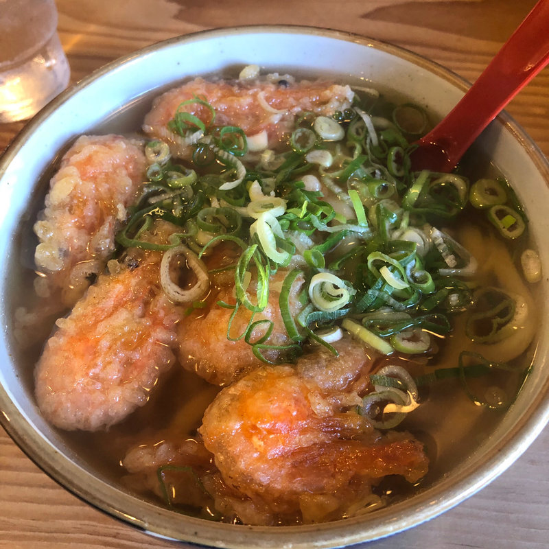 小エビ天うどん(山ちゃんうどん)