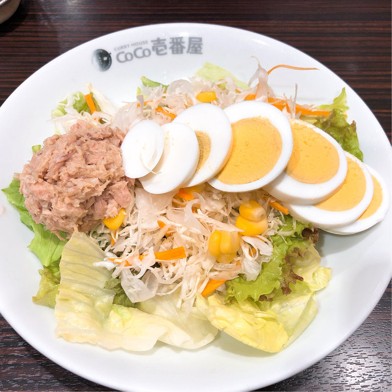 ツナ卵サラダ(CoCo壱番屋 近鉄布施駅前店)