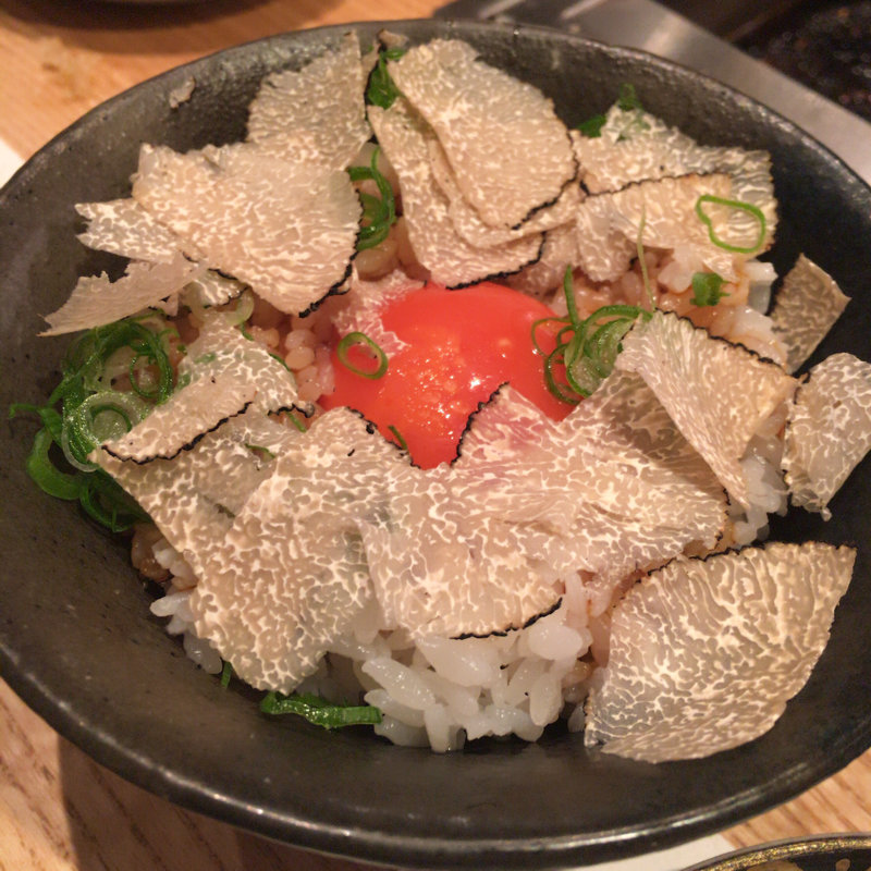 トリュフ卵かけご飯(北新地はらみ 法善寺店)