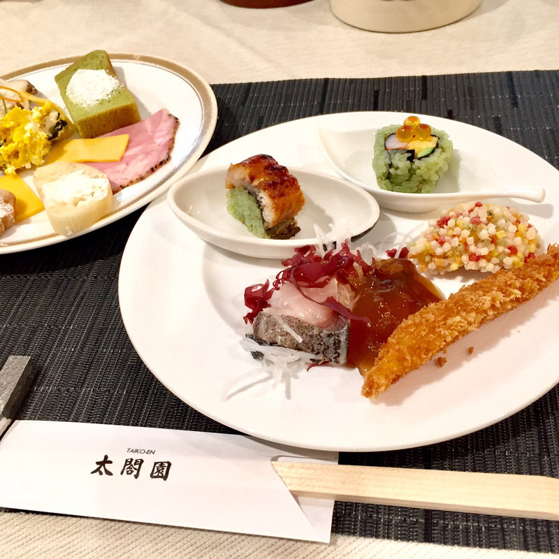 抹茶酢飯の鰻バッテラ(料亭 淀川邸)