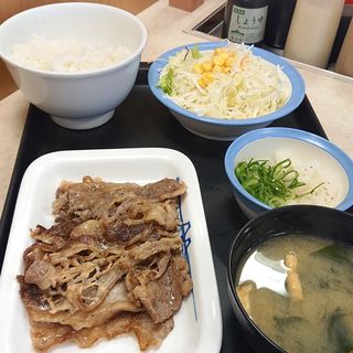 牛焼肉ラージ定食(松屋 川崎西口店 )