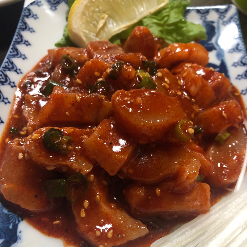 ミノ刺し(平壌苑)