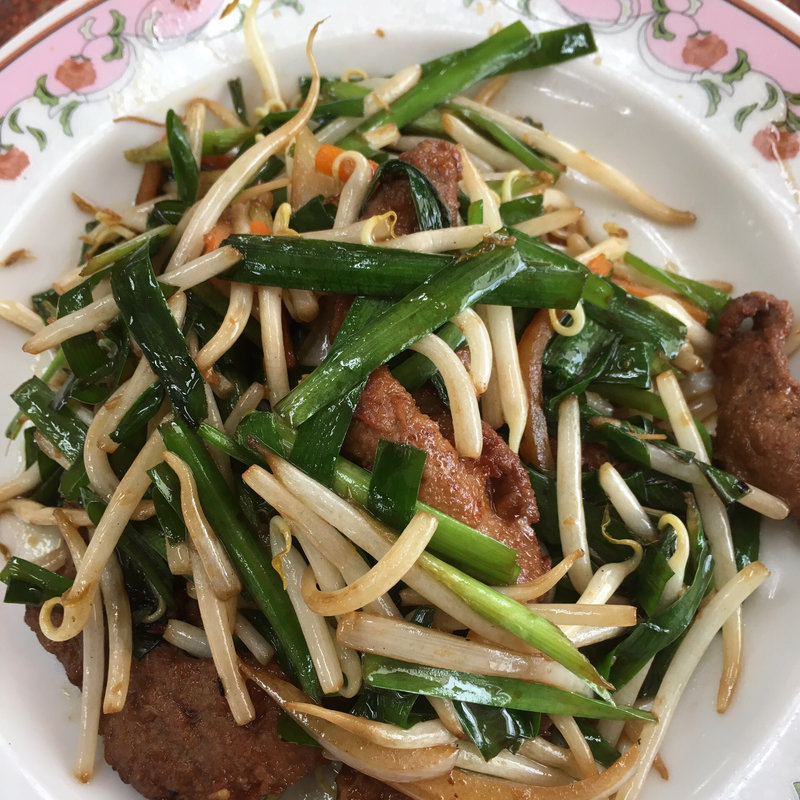 レバニラ炒め(餃子の王将 春日店)