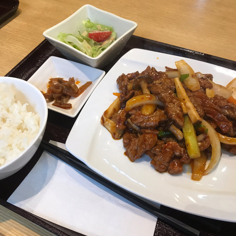 鮮辛牛肉炒め(蜀膳坊)