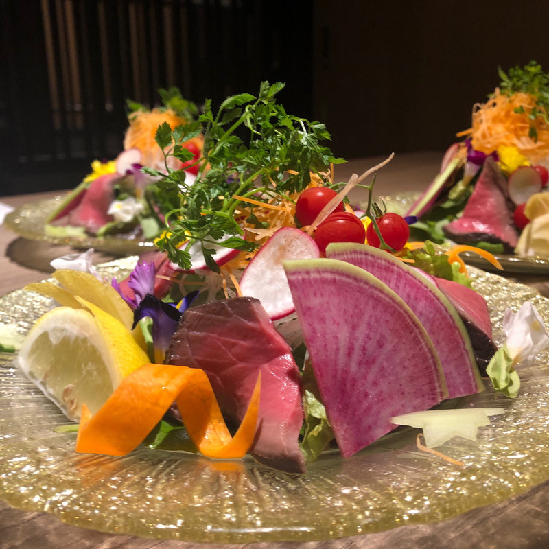 雲丹添え神戸牛肉寿司～五種の味付け食べ比べ コース(神戸牛専門 眞 （まさき）)