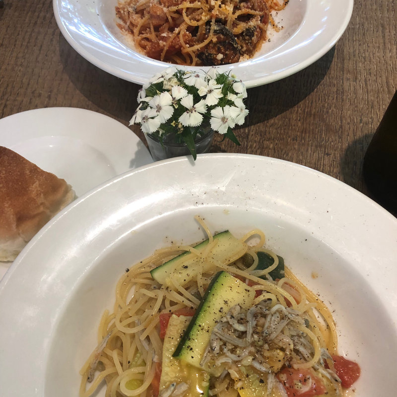 しらすとケール スパゲッティニ(ランズ カマクラ)