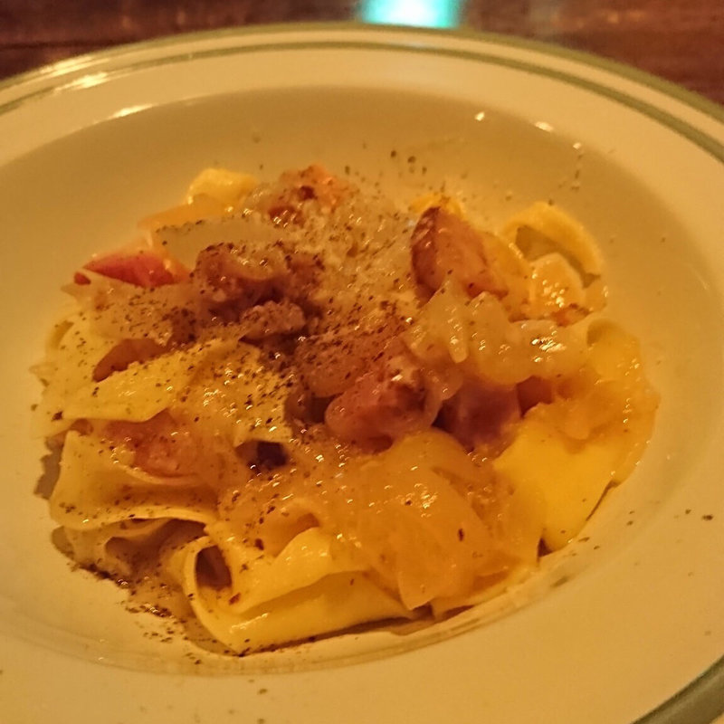 新玉ねぎとベーコンのタリアータ(八百長3 RAINBOW（やおちょうスリー）)