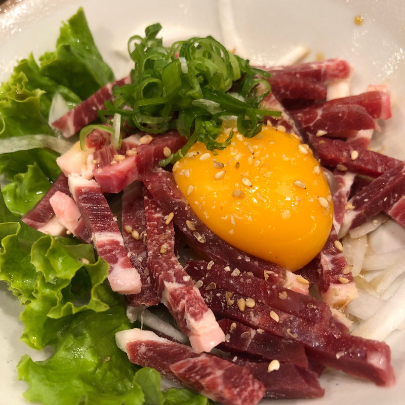 馬肉のユッケ(居酒屋 民宿 （いざかや みんしゅく）)