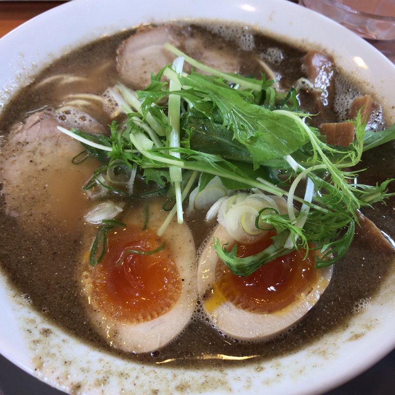 中華そば こってり(中)＋煮玉子(麺饗 松韻 )