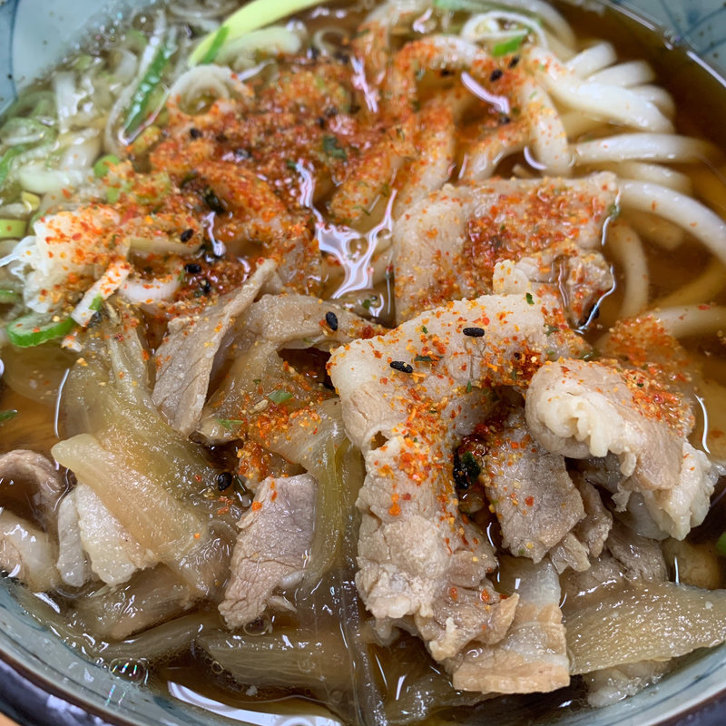 肉うどん大盛(かしわや 新城店)