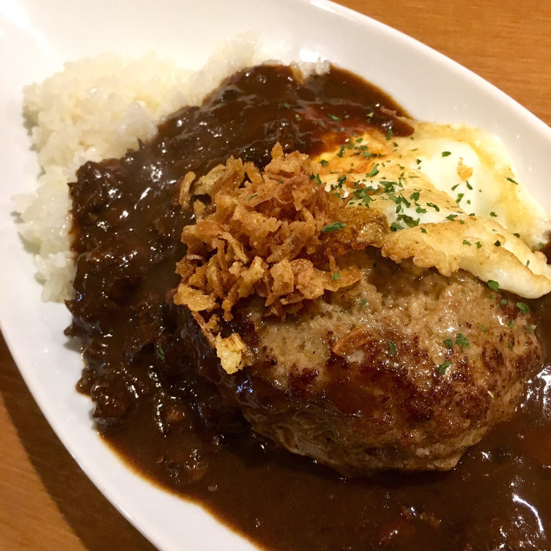 週末ビーフカレー+ハンバーグ(GRILL KING （グリルキング）)