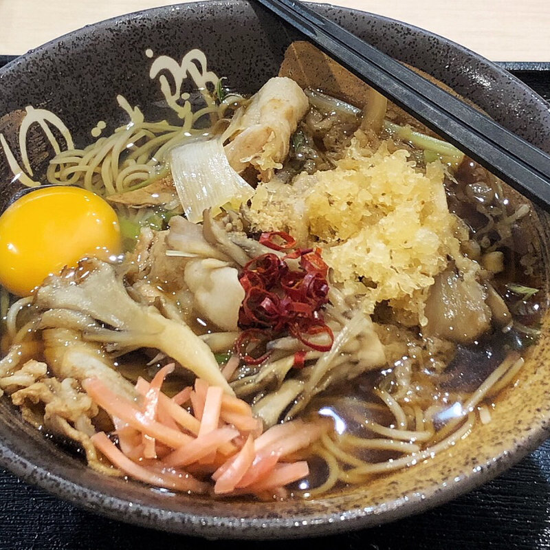 肉舞茸そば(ゆで太郎 もつ次郎 花小金井店)