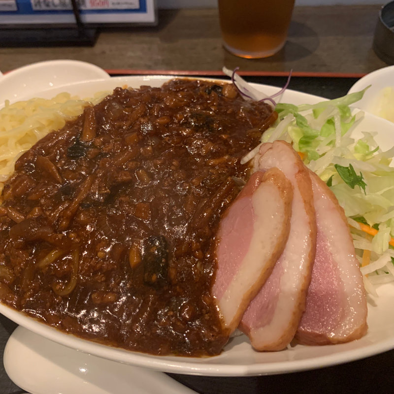 ジャージャー麺大盛り(健康中華 青蓮 川崎西口店)